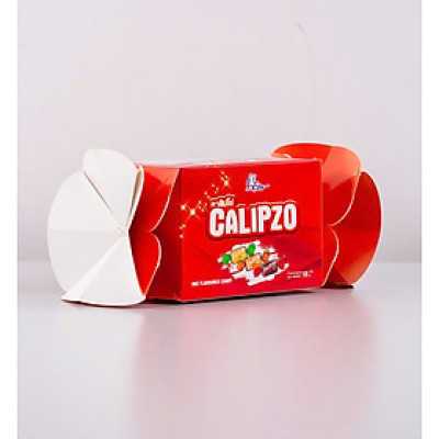 Kẹo Calipzo mix 100g ( hình xoắn ) Màu đỏ