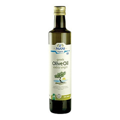 Dầu Olive (oliu) hữu cơ nguyên chất ép lạnh Organic Extra Virgin Olive Oil Mani (Giống di sản Koroneiki)
