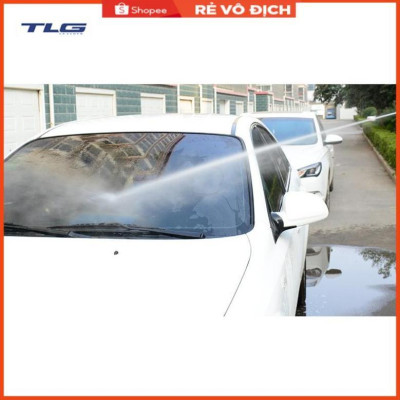 Bộ dây vòi xịt nước rửa xe, tưới cây tăng áp 3 lần, loại 15m (cút nhựa nối nhựa xanh) 206846