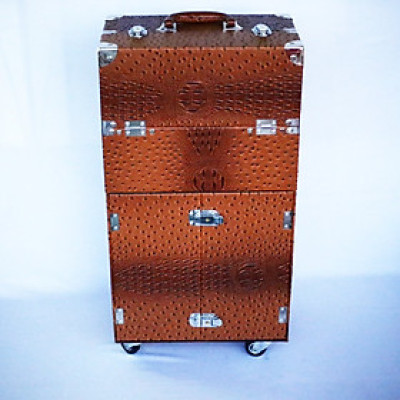 Cốp vali kéo nhiều ngăn đựng dụng cụ trang điểm, make up, phun xăm, nối mi, mỹ phẩm size 36x22x64 cm 