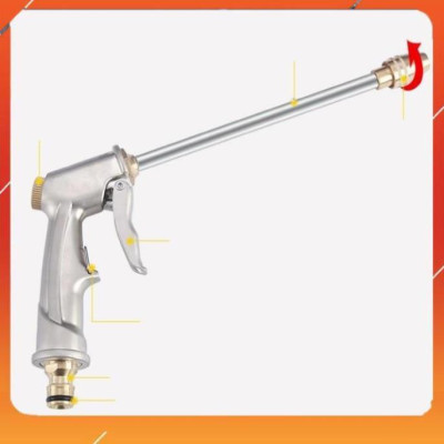 ️Evoucher Bộ dây vòi xịt nước rửa xe, tưới cây , tăng áp 3 lần, loại 7m, 10m 206701-2 đầu đồng,cút, + khăn phượt