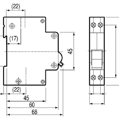 Cầu Dao Chống Giật 2 Pha Dobo Electric Korea (25A - 30mA) - Trắng