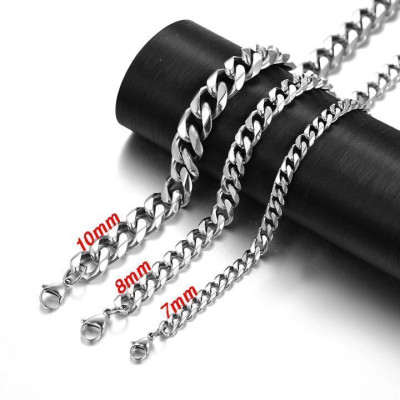 Vòng Cổ Nam - Dây chuyền nam titan thời trang rẻ đẹp kiểu lặc xéo cao cấp trangsucpt 9mm PTDCNA159