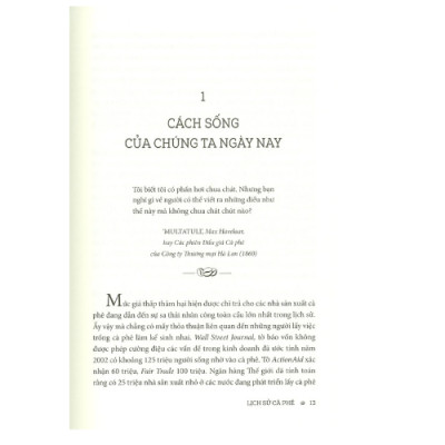 Lịch Sử Cà Phê - Vàng Đen Hay Những Cuộc Du Hành Tăm Tối (PB)