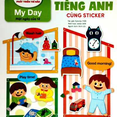 Bộ Sách Bé Vui Học Tiếng Anh Cùng Sticker (Bộ 5 Cuốn) (Tái Bản 2023)
