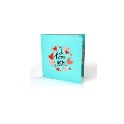 Thiệp 3D Pop Up Xe Tình Yêu – Thiệp Tỏ Tình, Thiệp Valentine, Thiệp Lãng Mạn Độc Đáo, L06