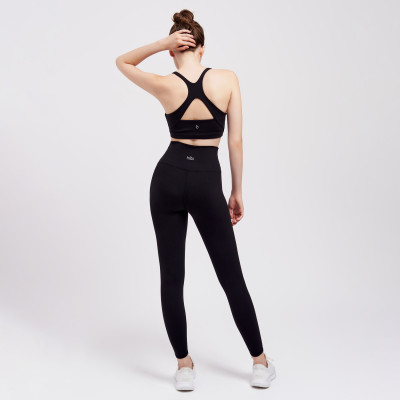 Set đồ tập Yoga Luxury Hibi Sports H138 - Áo Bra khoét lưng tam giác - Kèm mút nâng ngực