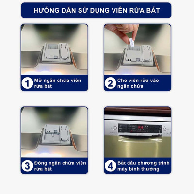 Viên rửa bát Finish All in 1 Max 100 viên nhập khẩu chính hãng, dùng cho máy rửa bát