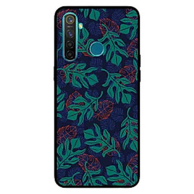 Ốp Lưng in cho Realme 5 Pro / Realme Q Mẫu Hoa Văn Lá - Hàng Chính Hãng