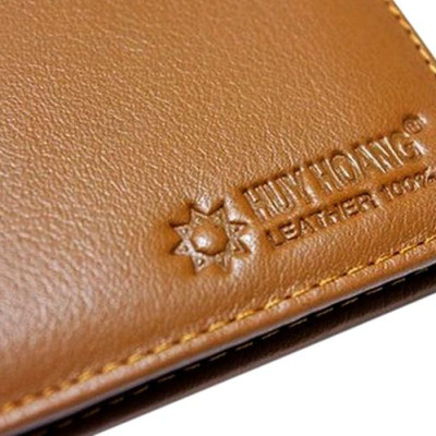 Ví Nam Da Bò Cao Cấp Huy Hoàng HT2113 (12.5 x 10 cm) - Da Bò