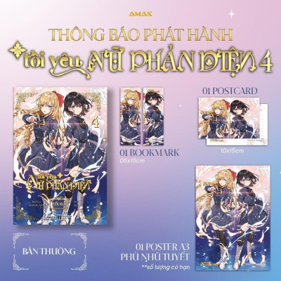 Sách Tôi Yêu Nữ Phản Diện - Tập 4 (Light Novel) - Amak