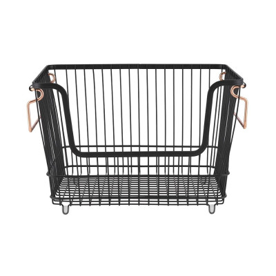 Giỏ Đựng Đồ Sắt ANNEL Màu Đen|Index Living Mall| Nội Thất Thái Lan