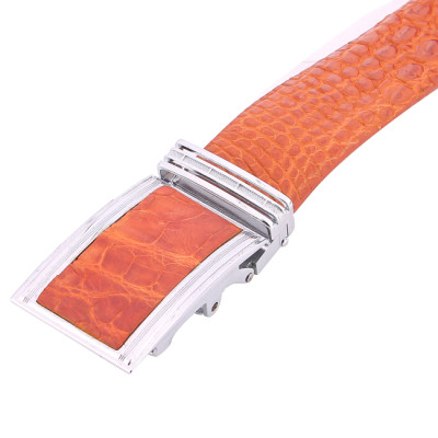 Thắt lưng nam da cá sấu Huy Hoàng gai bụng 4P màu đen, nâu đất, nâu đỏ, vàng bò HC4774-75-76-77