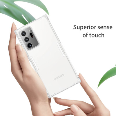Ốp lưng dẻo silicon cho Samsung Galaxy Note 20 Ultra hiệu Nillkin mỏng 0.6mm, chống trầy xước - Hàng chính hãng