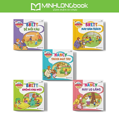 Sách: Combo 5 Cuốn Cùng Con Vượt Qua Cảm Xúc Tiêu Cực Tuổi Mầm Non