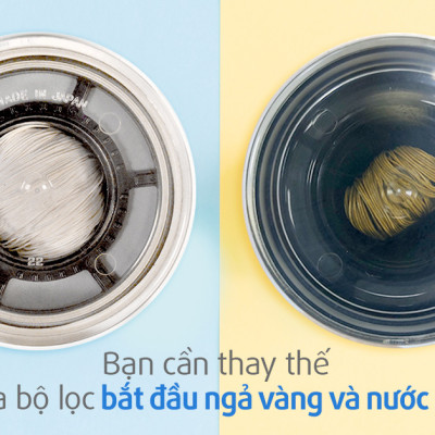 Lõi lọc nước thay thế tại vòi Nhật Bản Torayvino MKC.LF-EG - Khuyên dùng nấu ăn và rửa rau quả - 4000L - Hàng chính hãng