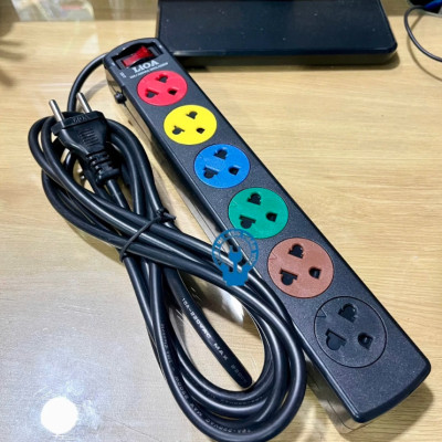 Ổ Cắm Kéo Dài 6S LIOA 6S3 (Dây 3m)