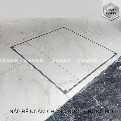 Nắp bể ngầm Zavak MHE 450x450