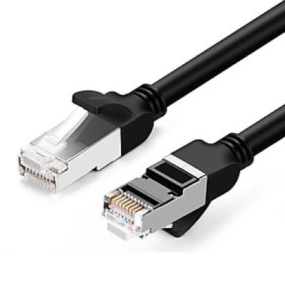 Ugreen UG50195NW101TK 8M màu Đen Cáp mạng LAN CAT 6 Đầu bấm kim loại - HÀNG CHÍNH HÃNG