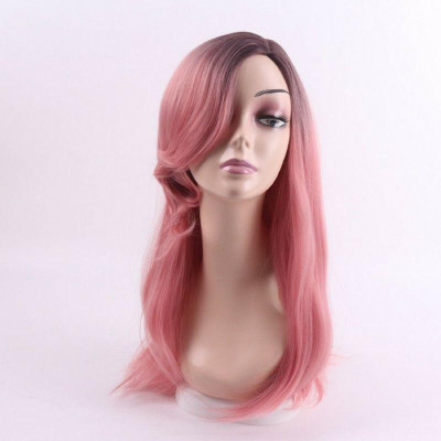 Tóc giả 2 mái tóc giả 2 mái hất nhuộm chân - Tặng lưới chùm tóc