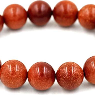 Vòng tay chuỗi hạt đá kim sa 12 ly 15 hạt