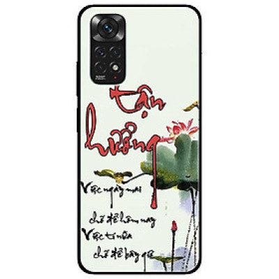 Ốp lưng dành cho Xiaomi Redmi Note 11 4G mẫu Thư Pháp Tận Hưởng