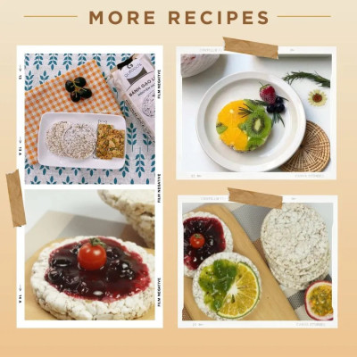 [Vị Cỏ Ngọt] - Bánh Gạo Lứt Ăn Kiêng GUfoods 170g - Tập Gym, Giảm Cân, Thực Dưỡng, Eat Clean, Ăn Vặt Healthy, Không Chiên Dầu