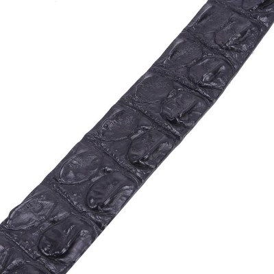 HC4221-4762-4763-4764 - Thắt lưng nam da cá sấu Huy Hoàng nguyên con 3,5P bát gài đầu kim màu vàng bò, đen, nâu đất, nâu đỏ