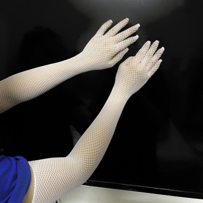 Găng tay lưới dài trắng chụp thời trang cho nữ mới t6/2023 Giangpkc