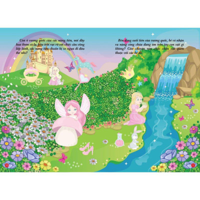 Sách - Combo 4 Quyển Bóc Dán Hình Thông Minh - Công Chúa Nhỏ - Little Princess (VT) mk