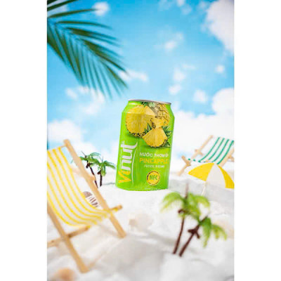 Khay 24 Lon Nước Ép Thơm Vinut 330ml