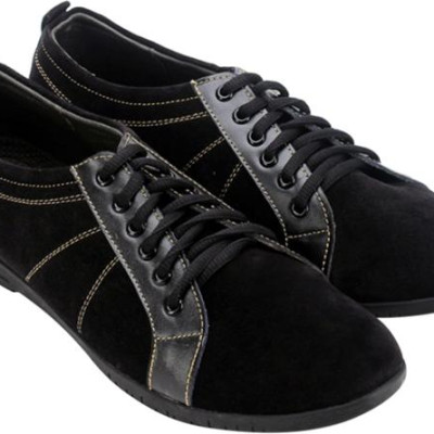 Giày Nam Thể Thao Đế Xu Cột Dây Huy Hoàng HT7748 - Đen