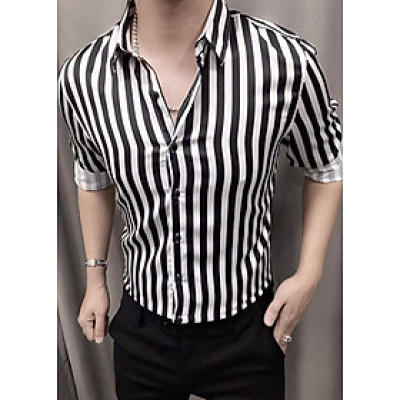 Áo sơ mi lụa HỌA TIẾT TITISHOP SM965