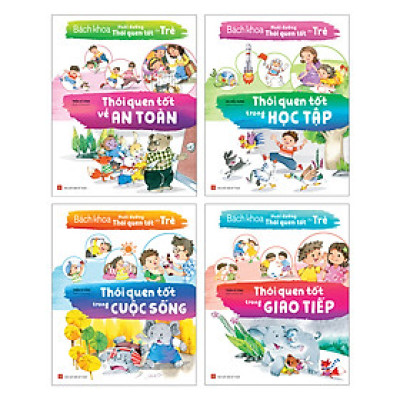 Combo Bách Khoa Nuôi Dưỡng Thói Quen Tốt Cho Trẻ (4 Cuốn)