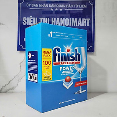 Viên rửa bát Finish Classic hương chanh 100 viên 