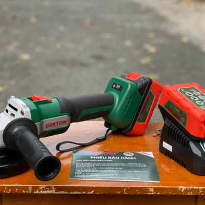 MÁY MÀI GÓC DÙNG PIN LI-ION 21V DEKTON M21-AG100S - HÀNG CHÍNH HÃNG