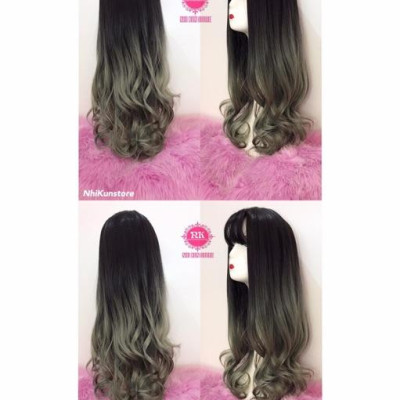 Tóc giả omber cao cấp- tặng lưới chùm tóc- hình thật