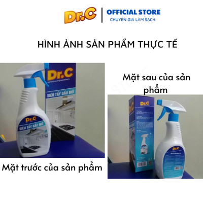 Siêu tẩy dầu mỡ Dr.C CHÍNH HÃNG - đánh bay vết bẩn cứng đầu ( 500 ml )