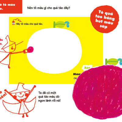 Combo bộ sản phẩm Vẽ, xóa, rồi lại vẽ - Phù thủy nhỏ (tặng hộp chì màu sáp) 