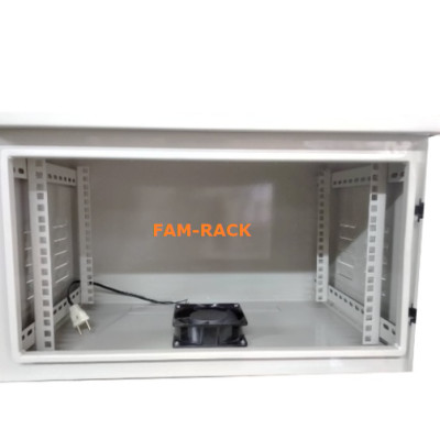 Tủ Mạng Ngoài Trời 6UD400 Famrack – Tủ Rack 6U Hàng Chính Hãng, Chống Nước, Chống Gỉ – Lắp Thiết Bị Mạng LAN