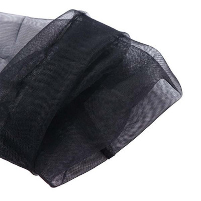 Găng tay cô dâu voan dài 70 cm màu đen Giangpkc