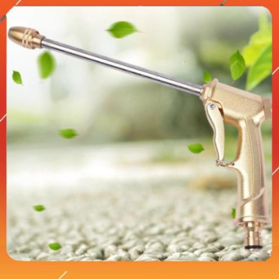 Bộ dây vòi xịt nước rửa xe,tưới cây, tăng áp 3 lần,loại 3m,5m 206701-3 đầu đồng,cút,nối đồng+ túi đựng bút