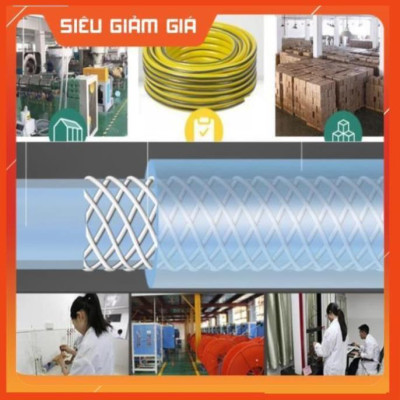 Bộ dây vòi xịt nước rửa xe, tưới cây . tăng áp 3 lần,loại 3m,5m 206701-3 đầu đồng,cút nối nhựa đen+ tặng đai