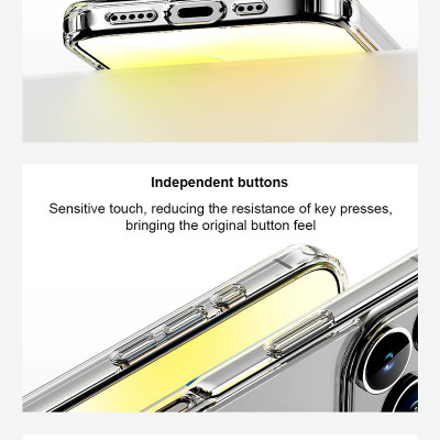 Ốp lưng trong suốt sạc từ tính dành cho iPhone 16e / 16 / 16 Plus / 16 Pro / 16 Pro Max - Hàng chính hãng