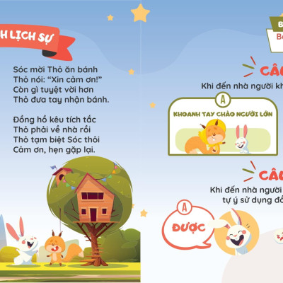 Sách - Kỹ Năng Sống Dành Cho Trẻ Mầm Non - Dạy Bé Giao Tiếp Ứng Xử - Con Biết Nói Cảm Ơn Rồi