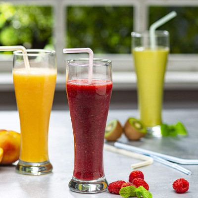 Set 120 ống hút Flexible Straw Ø4mmx160mm - Hàng nội địa Nhật Bản nhập khẩu chính hãng