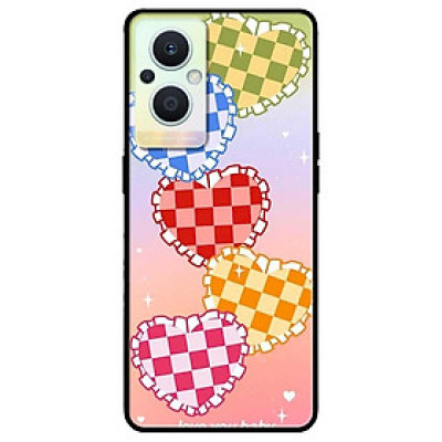 Ốp lưng dành cho Oppo A16K - Oppo A36 / A76 - Oppo Reno 7z 5G - Tim ô Vuông