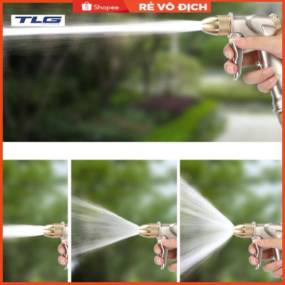 Bộ dây vòi xịt nước rửa xe, tưới cây .tăng áp 3 lần,loại 3m,5m 206701-1đầu đồng,cút,nối nhựa đen+ tặng mở chai