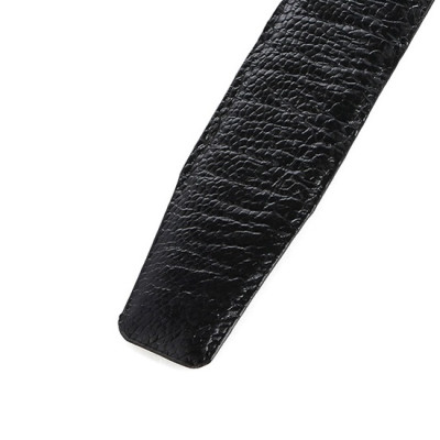 HJ4405-06-07-08 - Thắt lưng nam da đà điểu Huy Hoàng 3,5P đầu kim màu đen, nâu đất, vàng bò, nâu đỏ