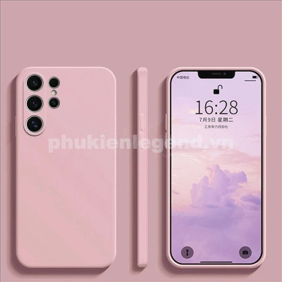 Ốp Lưng Dành Cho Samsung Galaxy S25 Ultra , S24 Ultra , S23 Ultra Silicone Dẻo Lót Nhung Nỉ Chống Sốc chống bẩn hạn chế bám vân tay - Hàng Nhập Khẩu
